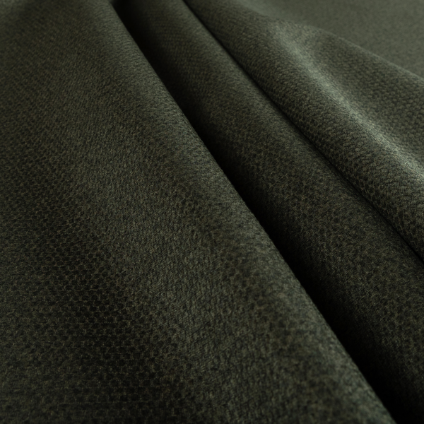 Tanzania Soft Velour Textured Material Moss Green Colour Upholstery Fabric CTR-2068 - Handmade Cushions