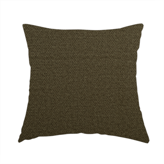 Tanzania Soft Velour Textured Material Mocha Brown Colour Upholstery Fabric CTR-2069 - Handmade Cushions
