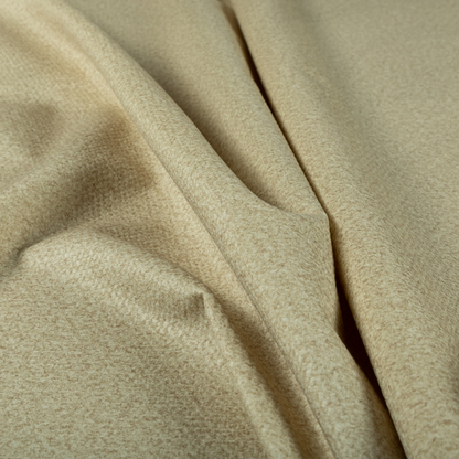 Tanzania Soft Velour Textured Material Cream Colour Upholstery Fabric CTR-2070 - Handmade Cushions