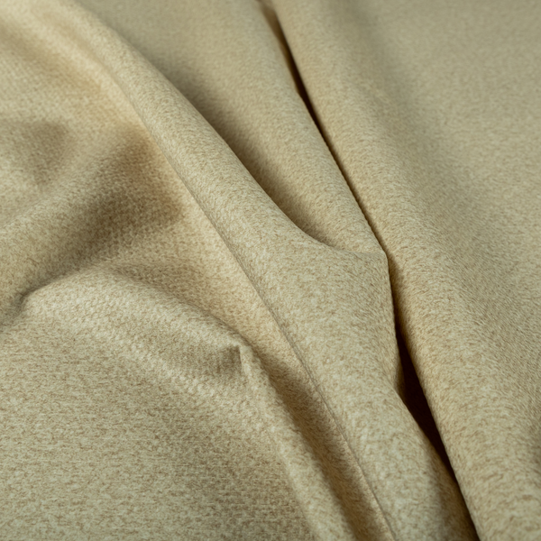 Tanzania Soft Velour Textured Material Cream Colour Upholstery Fabric CTR-2070 - Made To Measure Curtains