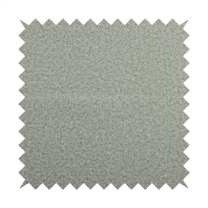 Tanzania Soft Velour Textured Material Cloud Silver Colour Upholstery Fabric CTR-2071 - Roman Blinds