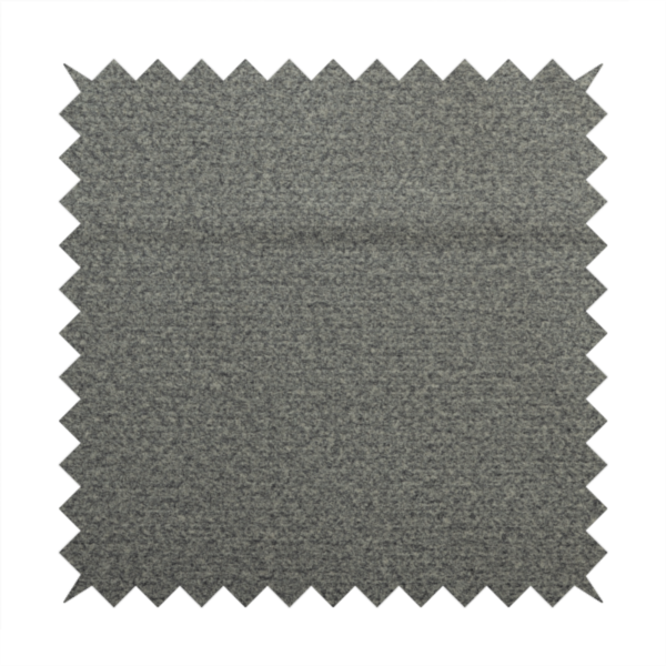 Tanzania Soft Velour Textured Material Ash Silver Colour Upholstery Fabric CTR-2072 - Roman Blinds