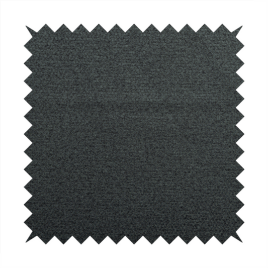 Tanzania Soft Velour Textured Material Iron Grey Colour Upholstery Fabric CTR-2074