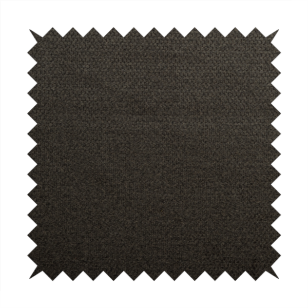 Tanzania Soft Velour Textured Material Chocolate Brown Colour Upholstery Fabric CTR-2076 - Roman Blinds