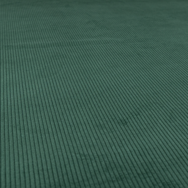 Tromso Pencil Thin Striped Green Corduroy Upholstery Fabric CTR-2091