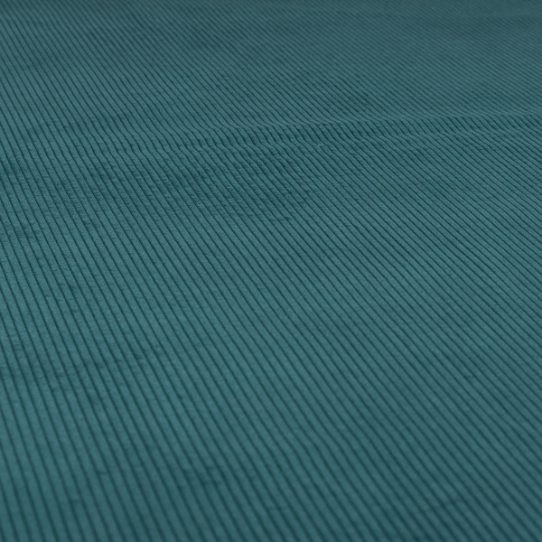 Tromso Pencil Thin Striped Teal Corduroy Upholstery Fabric CTR-2092 - Handmade Cushions