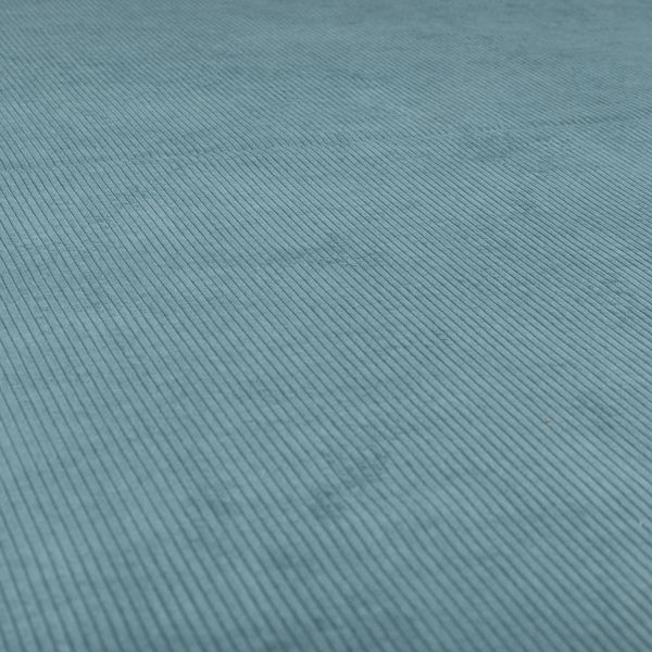 Tromso Pencil Thin Striped Light Blue Corduroy Upholstery Fabric CTR-2093