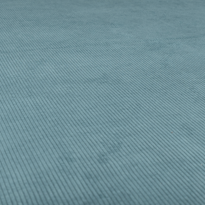 Tromso Pencil Thin Striped Light Blue Corduroy Upholstery Fabric CTR-2093