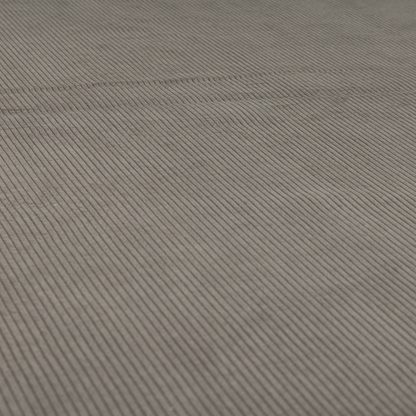 Tromso Pencil Thin Striped Brown Corduroy Upholstery Fabric CTR-2095 - Handmade Cushions