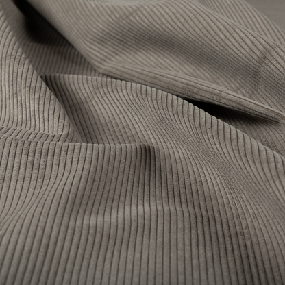 Tromso Pencil Thin Striped Brown Corduroy Upholstery Fabric CTR-2095 - Made To Measure Curtains