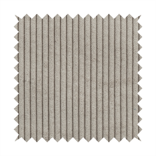 Tromso Pencil Thin Striped Light Brown Corduroy Upholstery Fabric CTR-2096 - Made To Measure Curtains