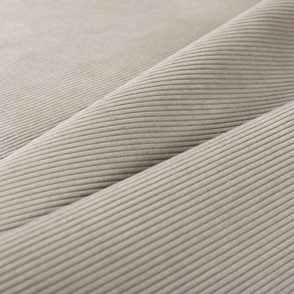 Tromso Pencil Thin Striped Light Brown Corduroy Upholstery Fabric CTR-2096 - Made To Measure Curtains