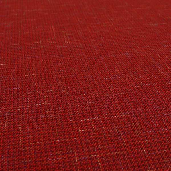 Byron Thick Durable Weave Red Colour Furnishing Fabrics CTR-21
