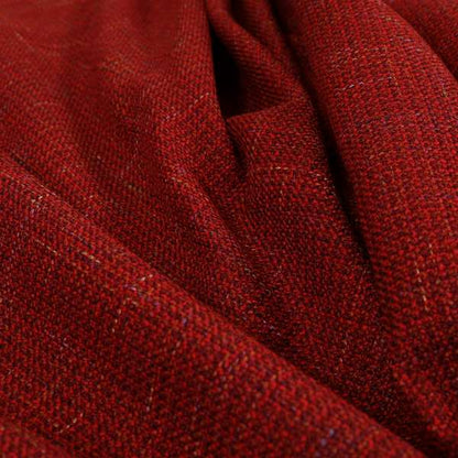 Byron Thick Durable Weave Red Colour Furnishing Fabrics CTR-21