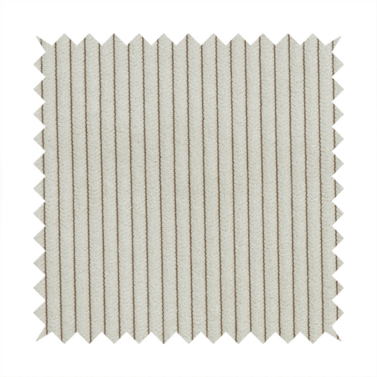 Tromso Pencil Thin Striped Beige Corduroy Upholstery Fabric CTR-2100