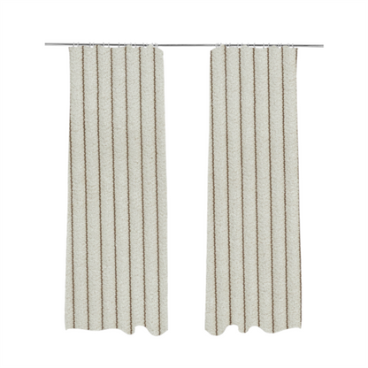 Tromso Pencil Thin Striped Beige Corduroy Upholstery Fabric CTR-2100 - Made To Measure Curtains