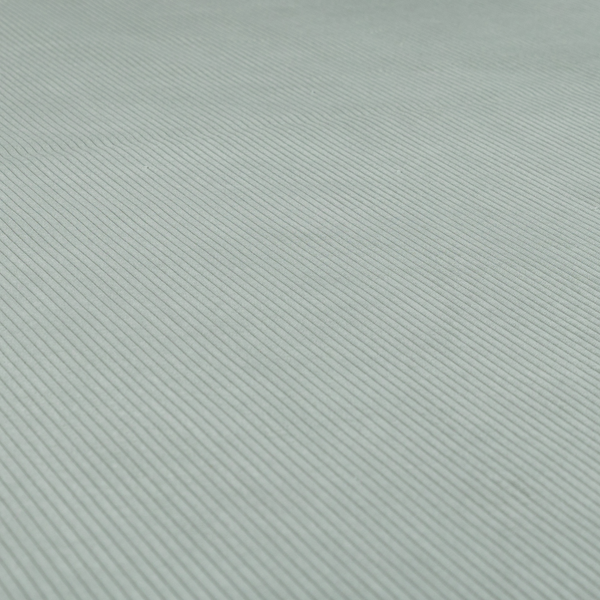 Tromso Pencil Thin Striped Silver Corduroy Upholstery Fabric CTR-2101