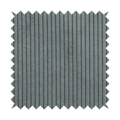 Tromso Pencil Thin Striped Grey Corduroy Upholstery Fabric CTR-2102