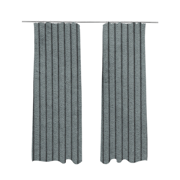 Tromso Pencil Thin Striped Grey Corduroy Upholstery Fabric CTR-2102 - Made To Measure Curtains