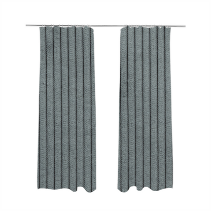 Tromso Pencil Thin Striped Grey Corduroy Upholstery Fabric CTR-2102 - Made To Measure Curtains