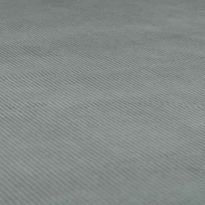 Tromso Pencil Thin Striped Grey Corduroy Upholstery Fabric CTR-2102