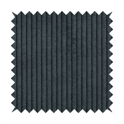 Tromso Pencil Thin Striped Charcoal Grey Corduroy Upholstery Fabric CTR-2103