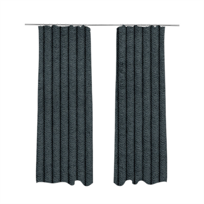 Tromso Pencil Thin Striped Charcoal Grey Corduroy Upholstery Fabric CTR-2103 - Made To Measure Curtains