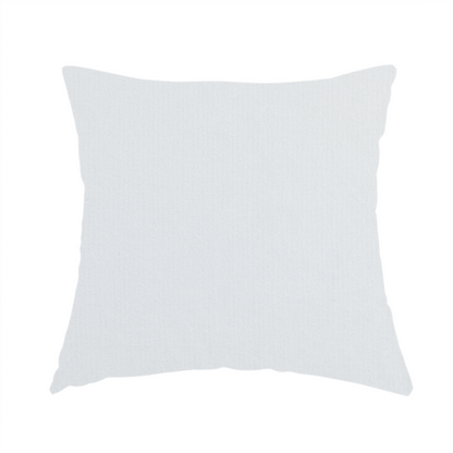 Maputo Flat Soft Chenille White Colour Upholstery Fabric CTR-2104 - Handmade Cushions