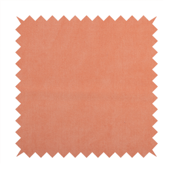 Maputo Flat Soft Chenille Orange Colour Upholstery Fabric CTR-2105 - Made To Measure Curtains