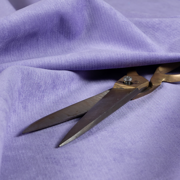 Maputo Flat Soft Chenille Purple Colour Upholstery Fabric CTR-2106 - Roman Blinds
