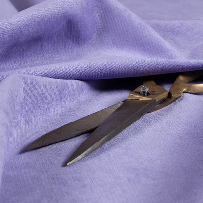 Maputo Flat Soft Chenille Purple Colour Upholstery Fabric CTR-2106 - Made To Measure Curtains