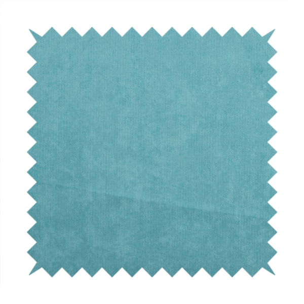 Maputo Flat Soft Chenille Teal Colour Upholstery Fabric CTR-2107 - Roman Blinds