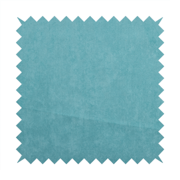 Maputo Flat Soft Chenille Teal Colour Upholstery Fabric CTR-2107 - Made To Measure Curtains