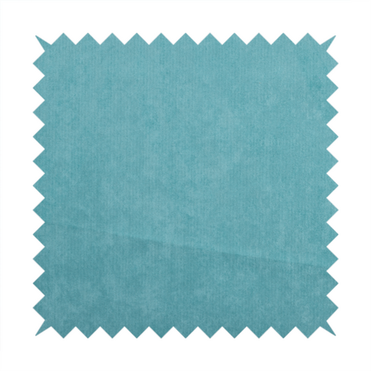 Maputo Flat Soft Chenille Teal Colour Upholstery Fabric CTR-2107