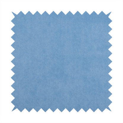 Maputo Flat Soft Chenille Blue Colour Upholstery Fabric CTR-2108 - Made To Measure Curtains