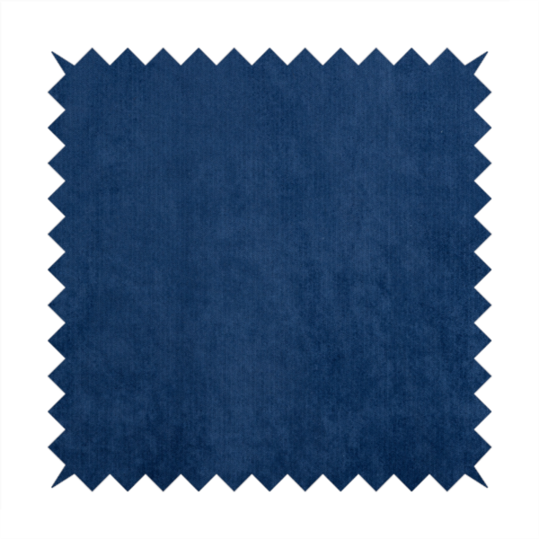 Maputo Flat Soft Chenille Navy Blue Colour Upholstery Fabric CTR-2109 - Made To Measure Curtains