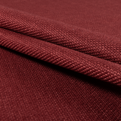 Narvik Weave Textured Water Repellent Treated Material Red Colour Upholstery Fabric CTR-2110 - Roman Blinds