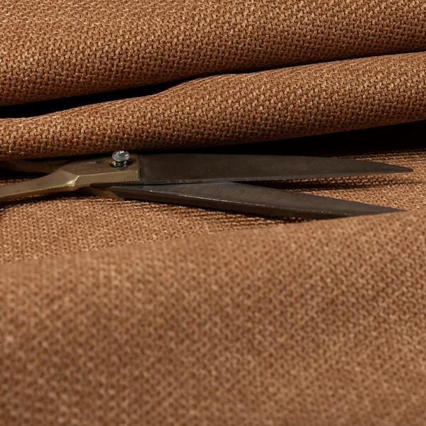 Narvik Weave Textured Water Repellent Treated Material Orange Colour Upholstery Fabric CTR-2112 - Made To Measure Curtains