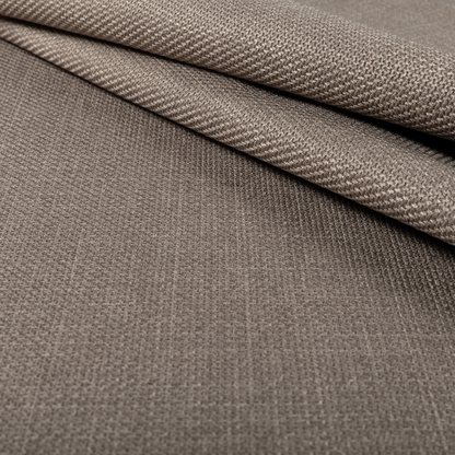 Narvik Weave Textured Water Repellent Treated Material Light Brown Colour Upholstery Fabric CTR-2115 - Roman Blinds