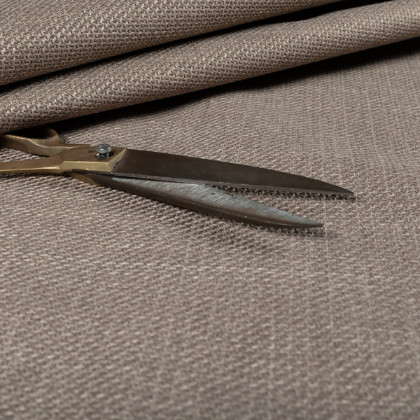 Narvik Weave Textured Water Repellent Treated Material Light Brown Colour Upholstery Fabric CTR-2115 - Roman Blinds