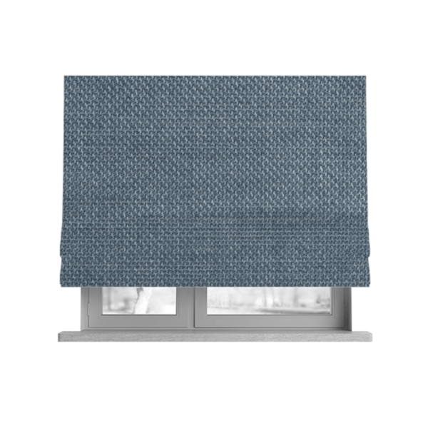 Narvik Weave Textured Water Repellent Treated Material Grey Colour Upholstery Fabric CTR-2119 - Roman Blinds