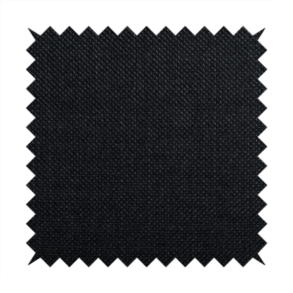 Narvik Weave Textured Water Repellent Treated Material Black Colour Upholstery Fabric CTR-2121 - Roman Blinds