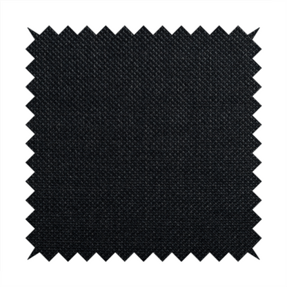 Narvik Weave Textured Water Repellent Treated Material Black Colour Upholstery Fabric CTR-2121 - Roman Blinds