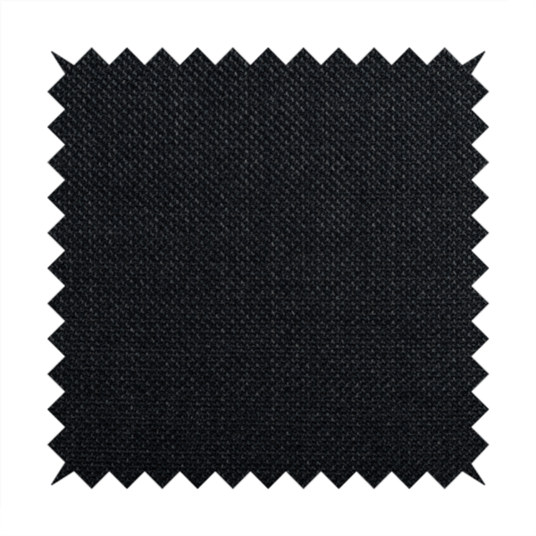 Narvik Weave Textured Water Repellent Treated Material Black Colour Upholstery Fabric CTR-2121
