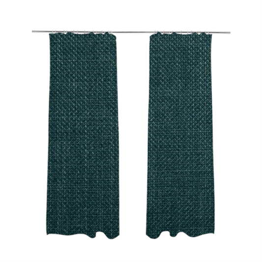 Narvik Weave Textured Water Repellent Treated Material Emerald Green Colour Upholstery Fabric CTR-2123 - Made To Measure Curtains