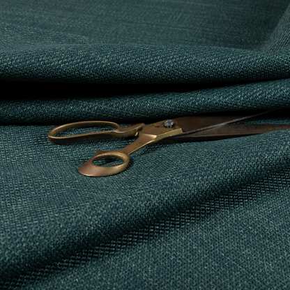 Narvik Weave Textured Water Repellent Treated Material Emerald Green Colour Upholstery Fabric CTR-2123 - Roman Blinds