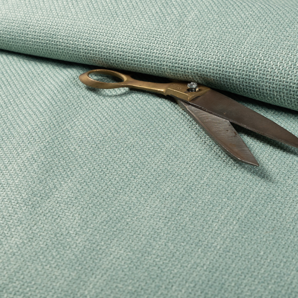 Narvik Weave Textured Water Repellent Treated Material Mint Green Colour Upholstery Fabric CTR-2124 - Roman Blinds