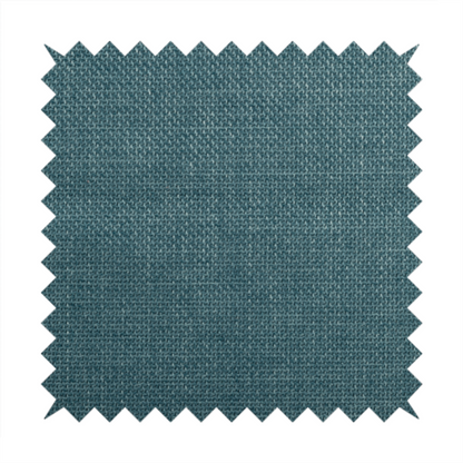 Narvik Weave Textured Water Repellent Treated Material Teal Blue Colour Upholstery Fabric CTR-2125 - Roman Blinds