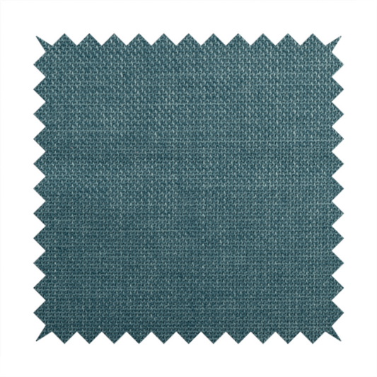 Narvik Weave Textured Water Repellent Treated Material Teal Blue Colour Upholstery Fabric CTR-2125