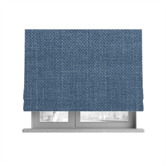 Narvik Weave Textured Water Repellent Treated Material Arctic Blue Colour Upholstery Fabric CTR-2126 - Roman Blinds